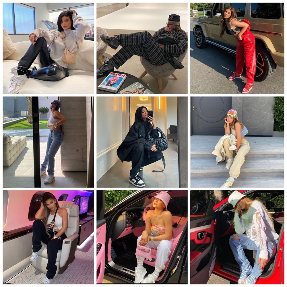 outfit thể thao của Kylie Jenner