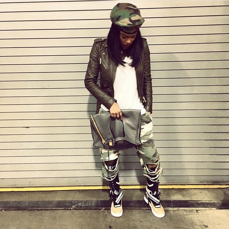 outfit thể thao của Teyana Taylor
