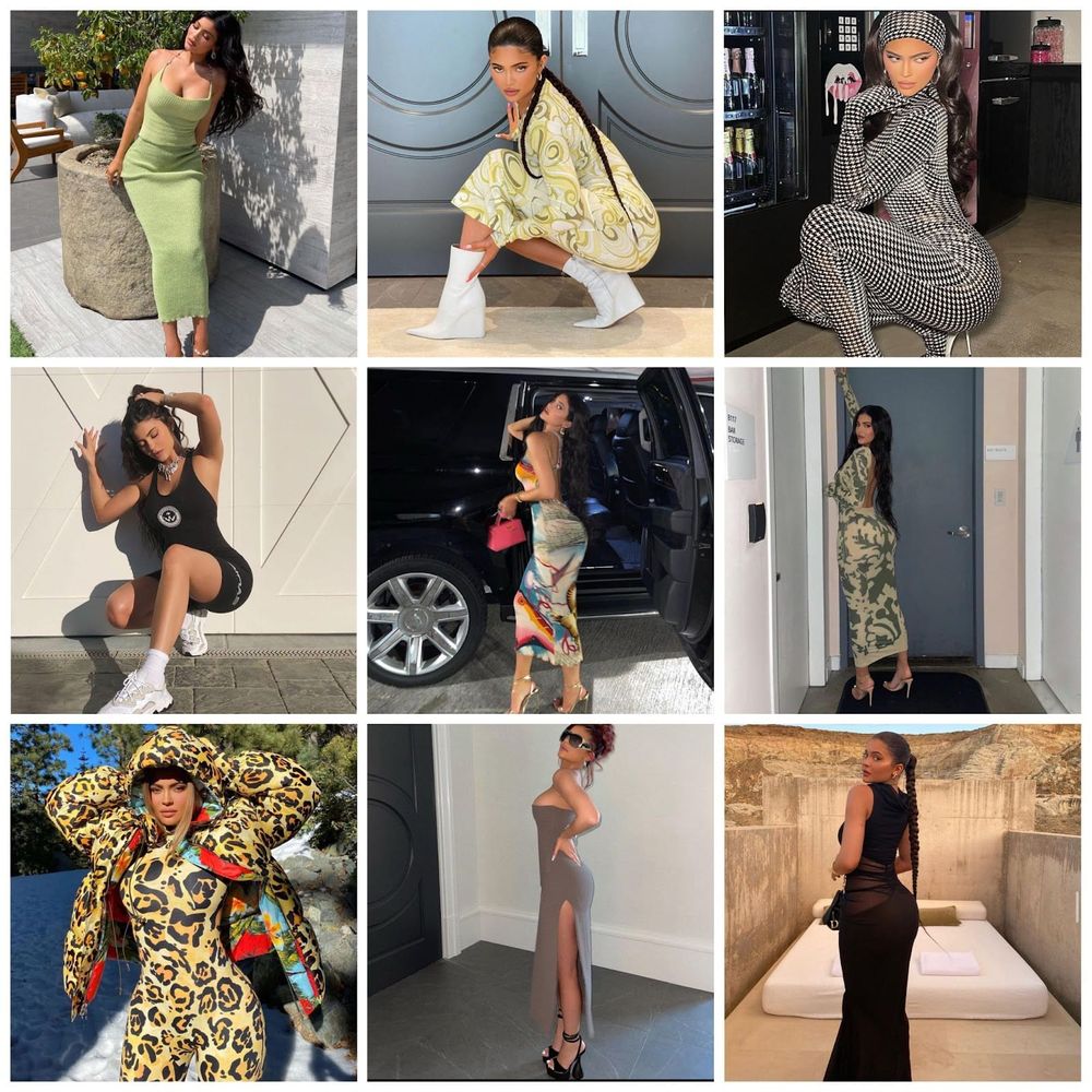 outfit thể thao của Kylie Jenner