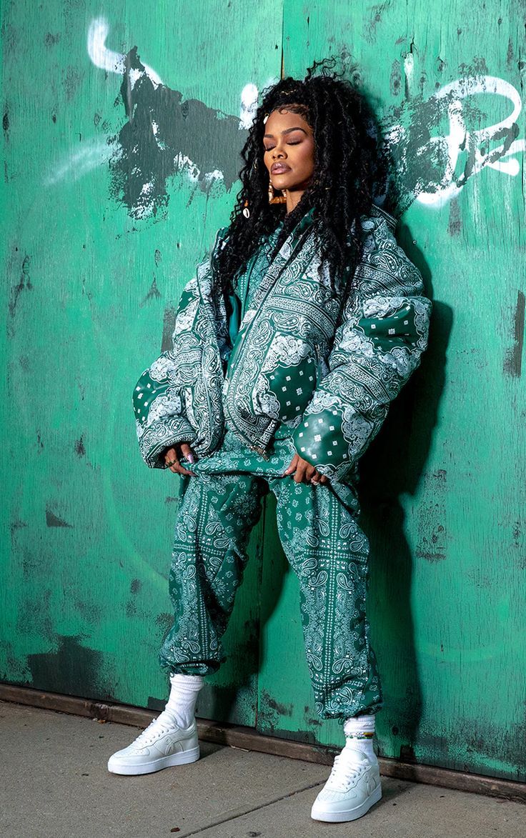 outfit thể thao của Teyana Taylor