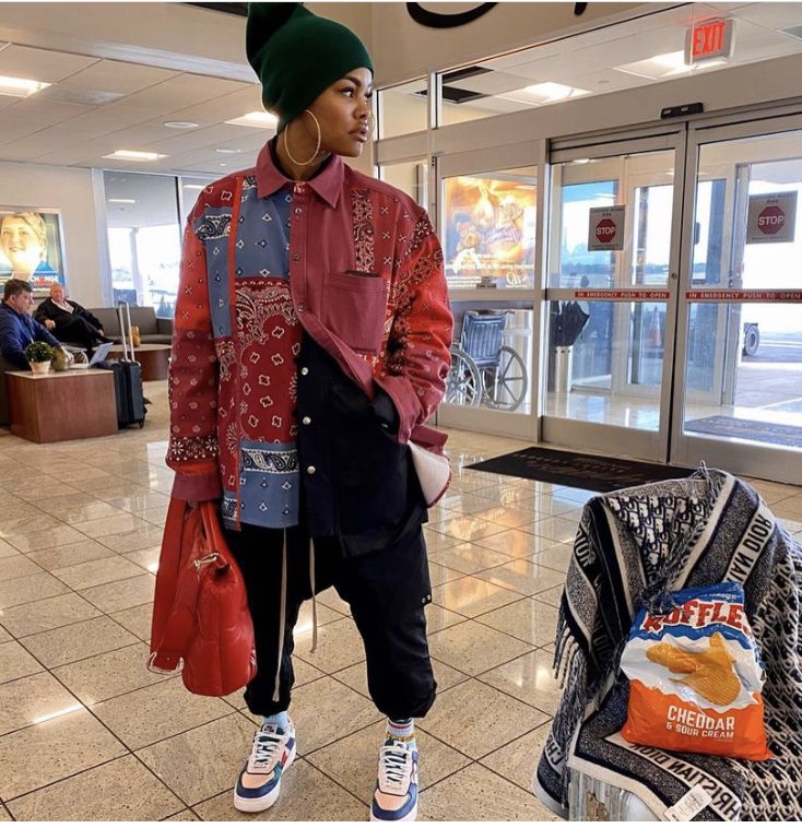 outfit thể thao của Teyana Taylor 0012
