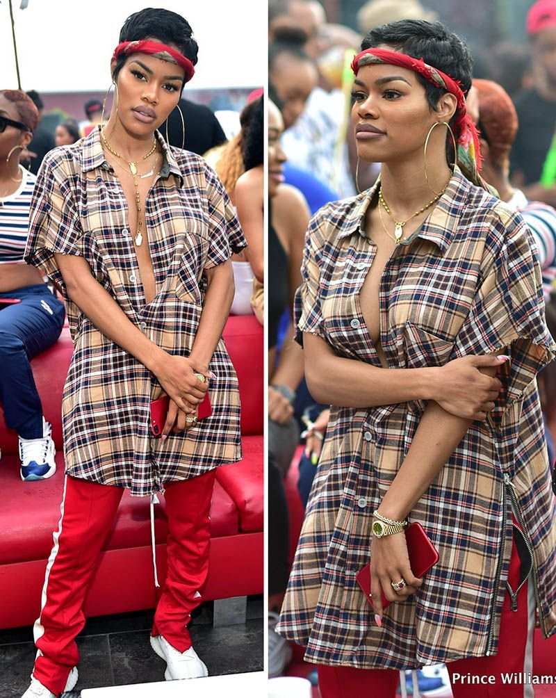 outfit thể thao của Teyana Taylor 0037