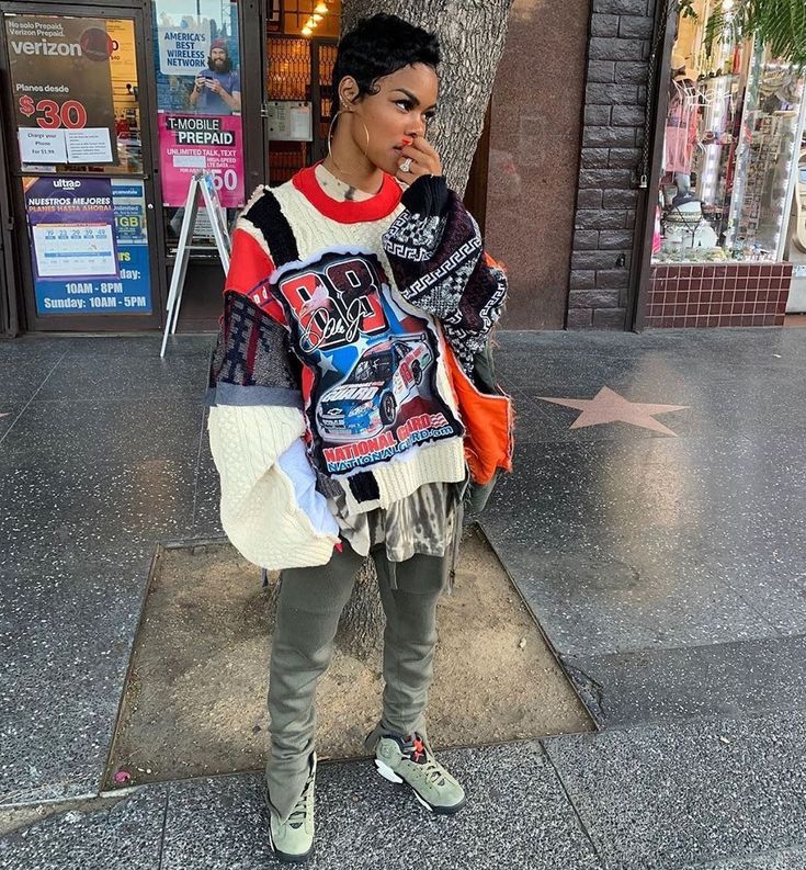 outfit thể thao của Teyana Taylor