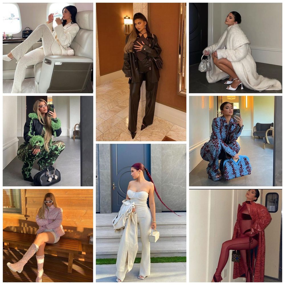 outfit thể thao của Kylie Jenner
